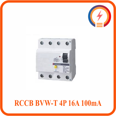  Cầu Dao Chống Rò RCCB BVW-T 4P 16A 100mA Mitsubishi 