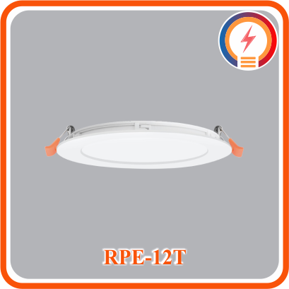  Đèn Led Âm Trần Tròn 12w Trắng, Vàng MPE - ( RPE-12T/ RPE-12V ) 