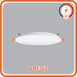  Đèn Led Âm Trần Tròn 6w Trắng, Vàng MPE - ( RPE-6T/ RPE-6V ) 