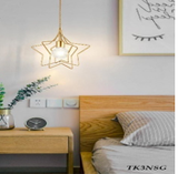  ĐÈN THẢ HIỆN ĐẠI KHUNG 3 VÒNG NGÔI SAO 