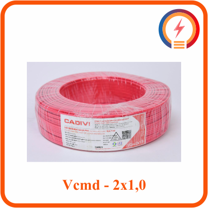  Dây cáp Cadivi VCmd - 2x1,0 - (2x32/0,2) - 0,6/1kV 