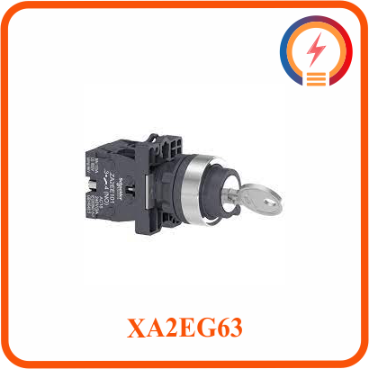  Công Tắc Xoay Có Khoá Phi 22 XA2EG63 Schneider 