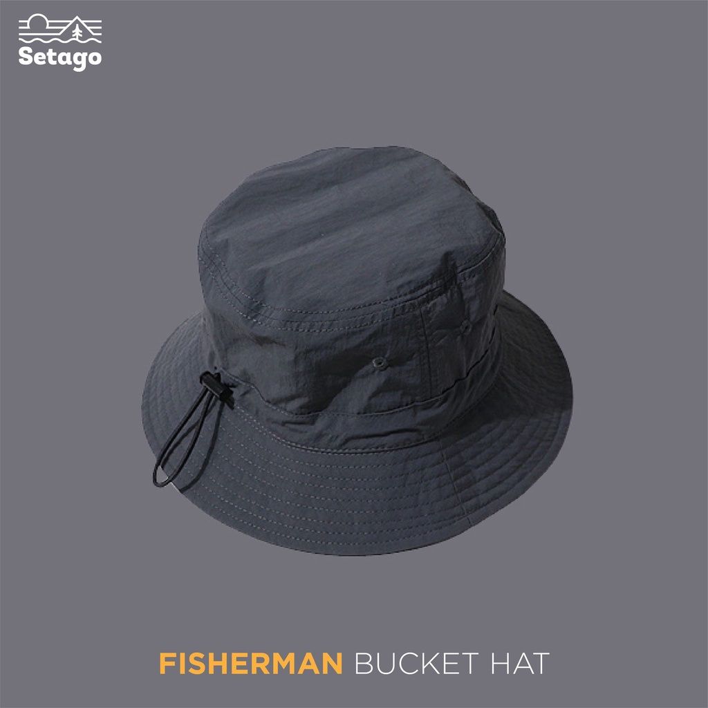  Mũ Fisherman Bucket Hat - Mũ chuẩn chống nước để đi chơi, picnic, cắm trại 