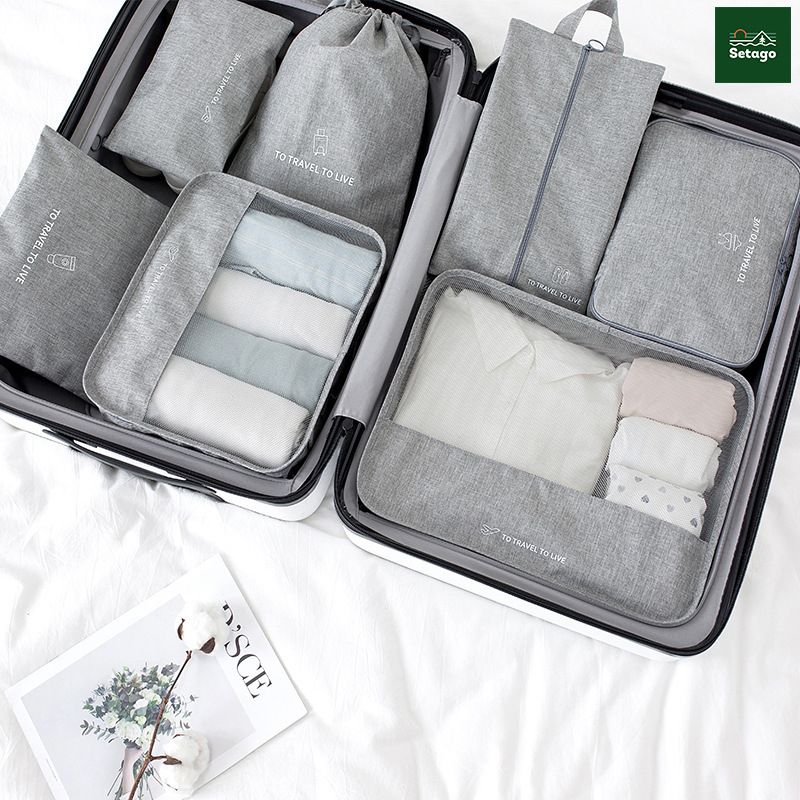  Bí kíp du lịch nhẹ nhàng cho gia đình có con nhỏ với túi đựng đồ du lịch Travel Pack - Bộ 7 sản phẩm. 