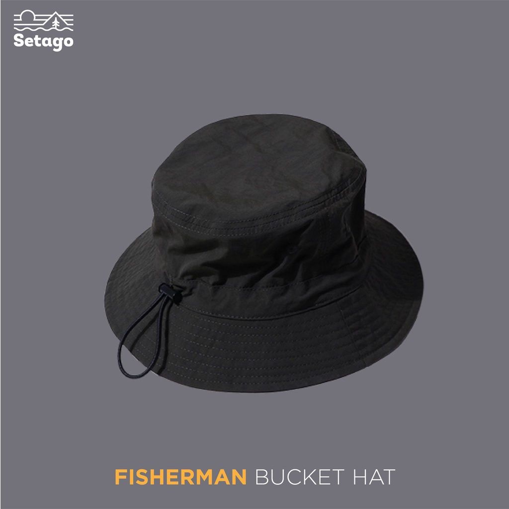  Mũ Fisherman Bucket Hat - Mũ chuẩn chống nước để đi chơi, picnic, cắm trại 