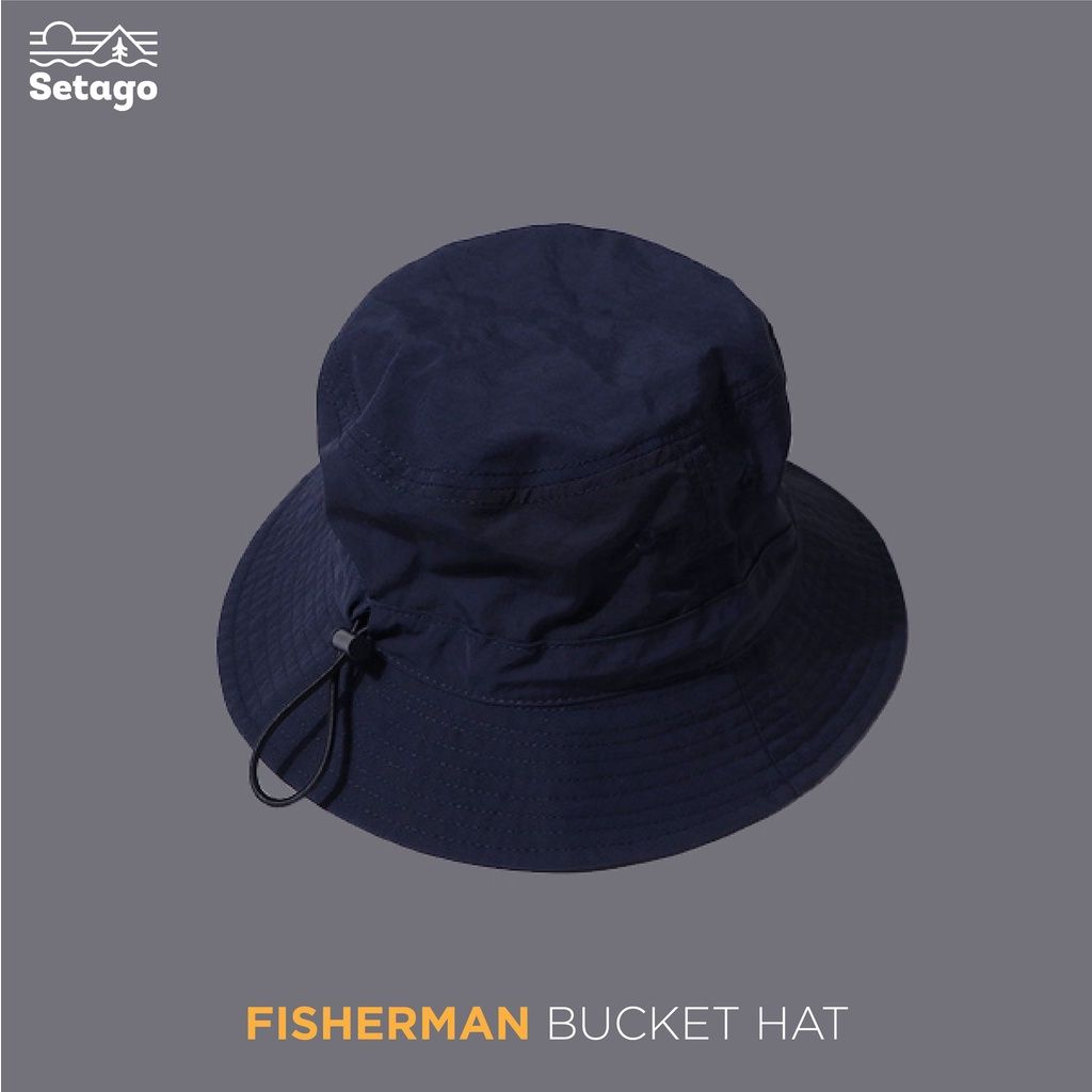  Mũ Fisherman Bucket Hat - Mũ chuẩn chống nước để đi chơi, picnic, cắm trại 