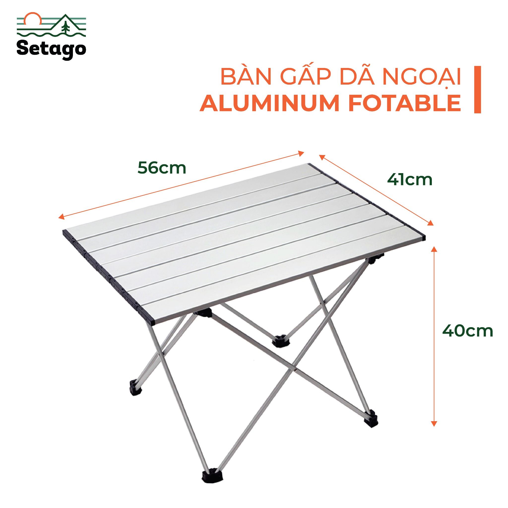  Bàn Nhôm Aluminum Fotable màu đen/trắng -BÀN NHÔM SIÊU NHẸ 