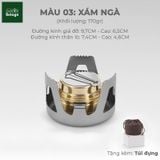  Bếp cồn cắm trại - Chất liệu xịn, đa dạng màu sắc và cực tiện lợi, nhỏ gọn khi mang đi du lịch, giúp chế biến món ăn, đồ uống nóng nhanh chóng 