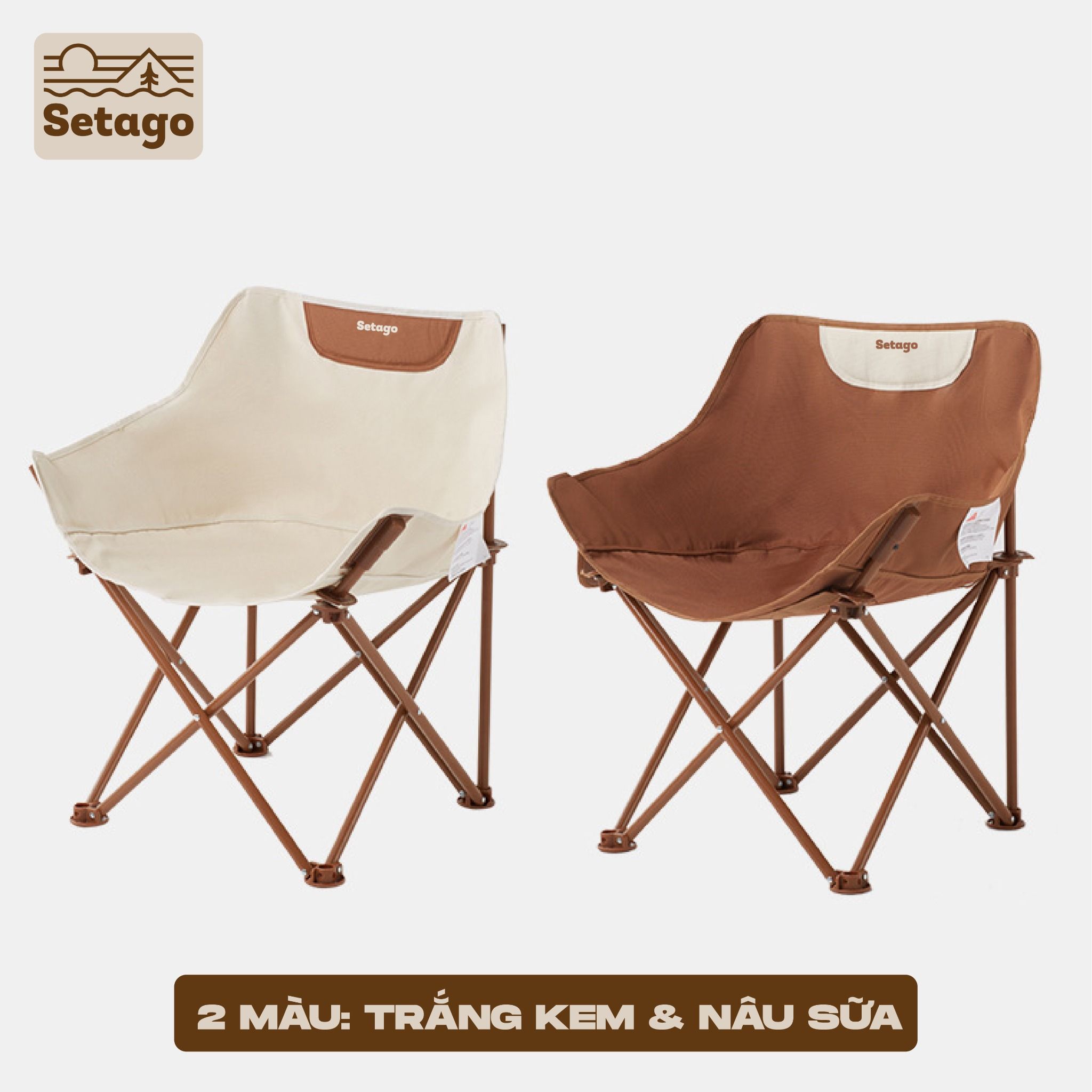  Ghế Dã Ngoại Gấp Gọn Brownie Chair 