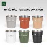  Cốc inox dã ngoại, cắm trại xinh xắn, dày dặn, nhiều màu sắc và có thể xếp chồng phù hợp cho gia đình, nhóm bạn 