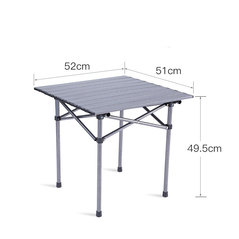  Bàn Dã Ngoại Nhôm Aluminum Fotable Siêu Chắc Chắn - Vuông 