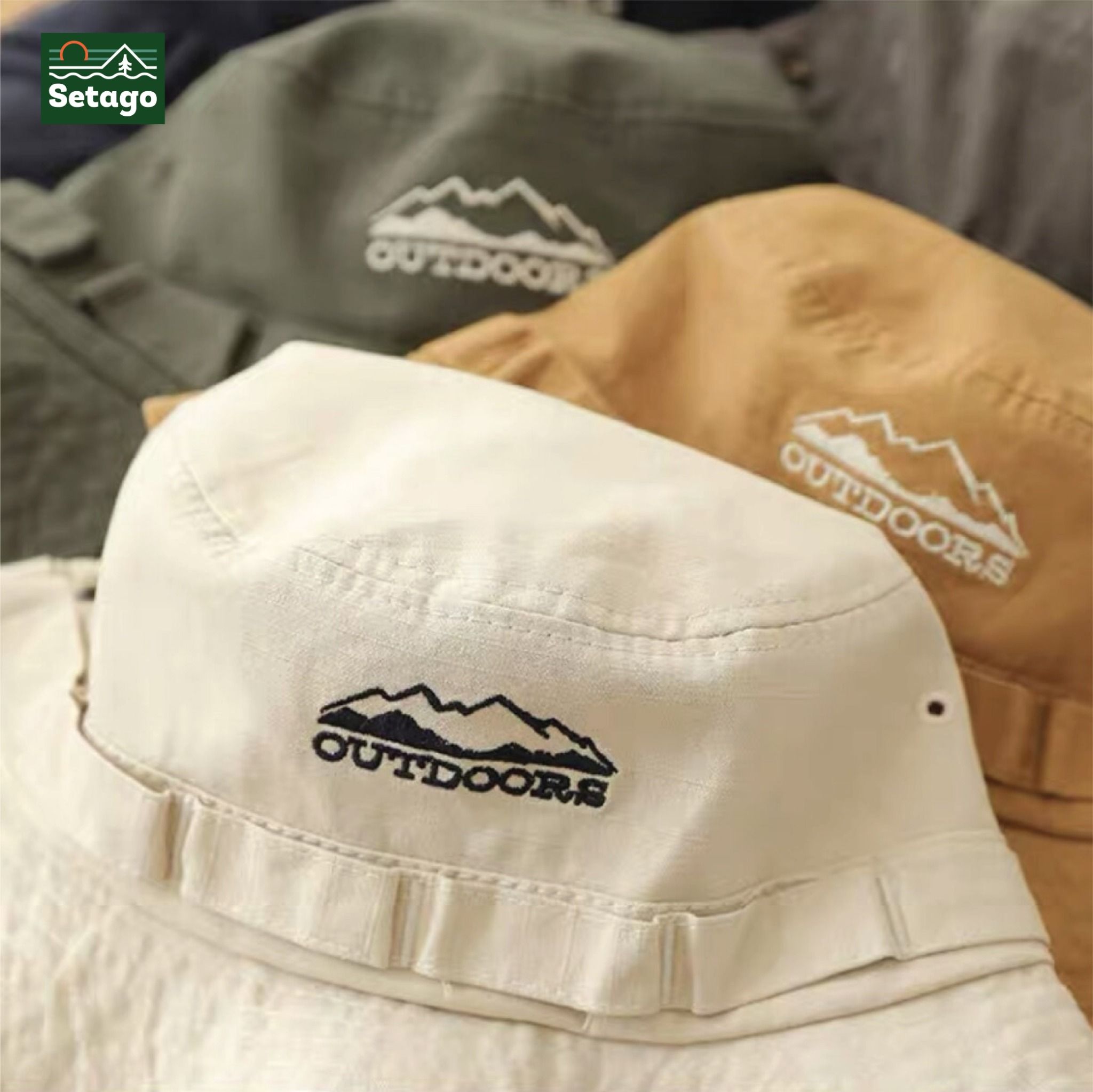  Mũ Bucket Outdoors - Mũ tai bèo dày dặn dễ phối đồ phù hợp cho các hoạt động leo núi, đi chơi, picnic, cắm trạị, dã ngoại 