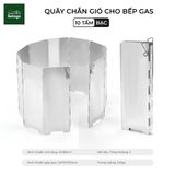  Tấm chắn gió, quây bếp gas chuyên dụng cho bếp ga dã ngoại - 10 tấm bằng thép không gỉ 