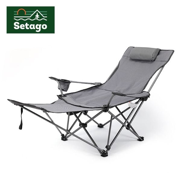  Ghế Dã Ngoại Ngả Lưng Gác Chân CHILLIN' CHAIR 