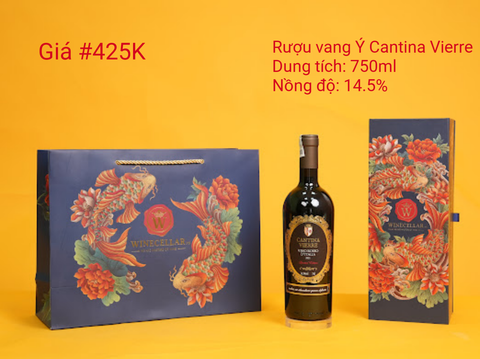  Set rượu cao cấp Cantina Vierre Ý 