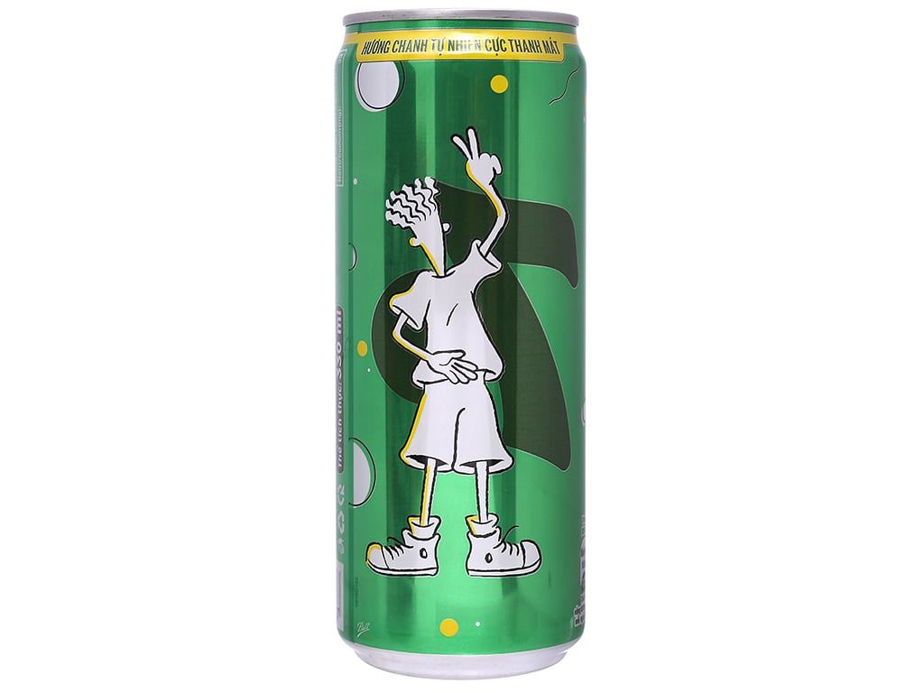 Thùng 7Up lon 320ml vị chanh (320ml/24 lon)