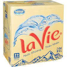 Thùng Nước Lavie 6L  (6L/ 2 chai)