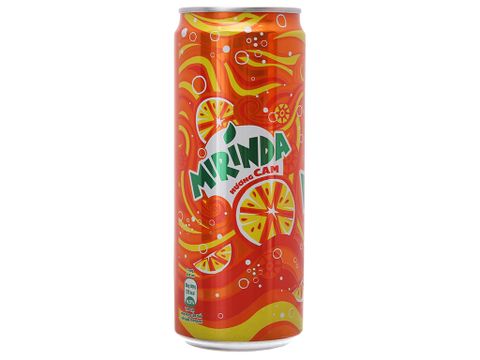 Thùng Mirinda cam lon (320ml/24 lon)