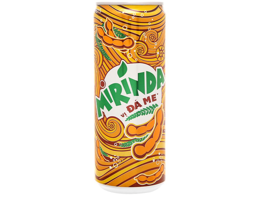 Thùng Mirinda đá me lon (320ml/24 lon)