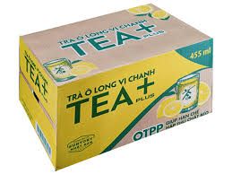 Thùng trà olong chanh 455ml ( 455ml/24 chai)