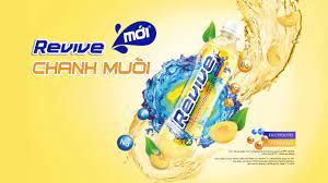 Thùng Revie chanh muối  (390ml/24 chai)