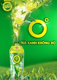 Thùng Trà xanh không độ vị chanh (455ml/24 chai)