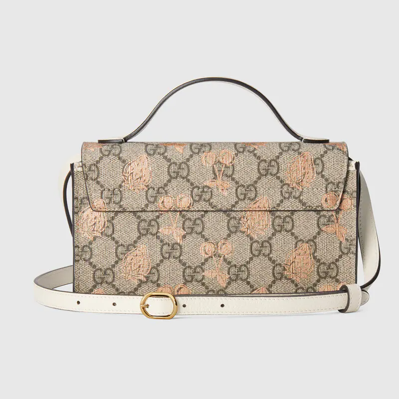 Túi Gucci Padlock Berry Print Mini GG Supreme ‎652683UM6AG8295 Hệ