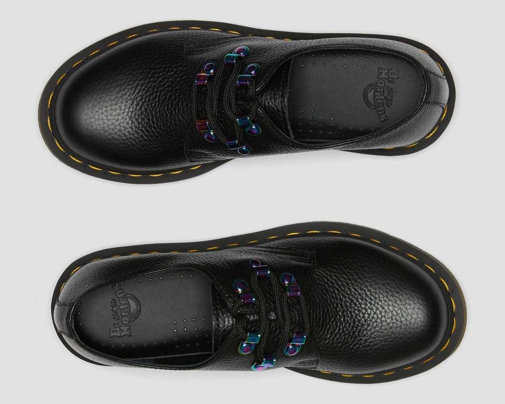 1461 iridescent hardware lace up shoes