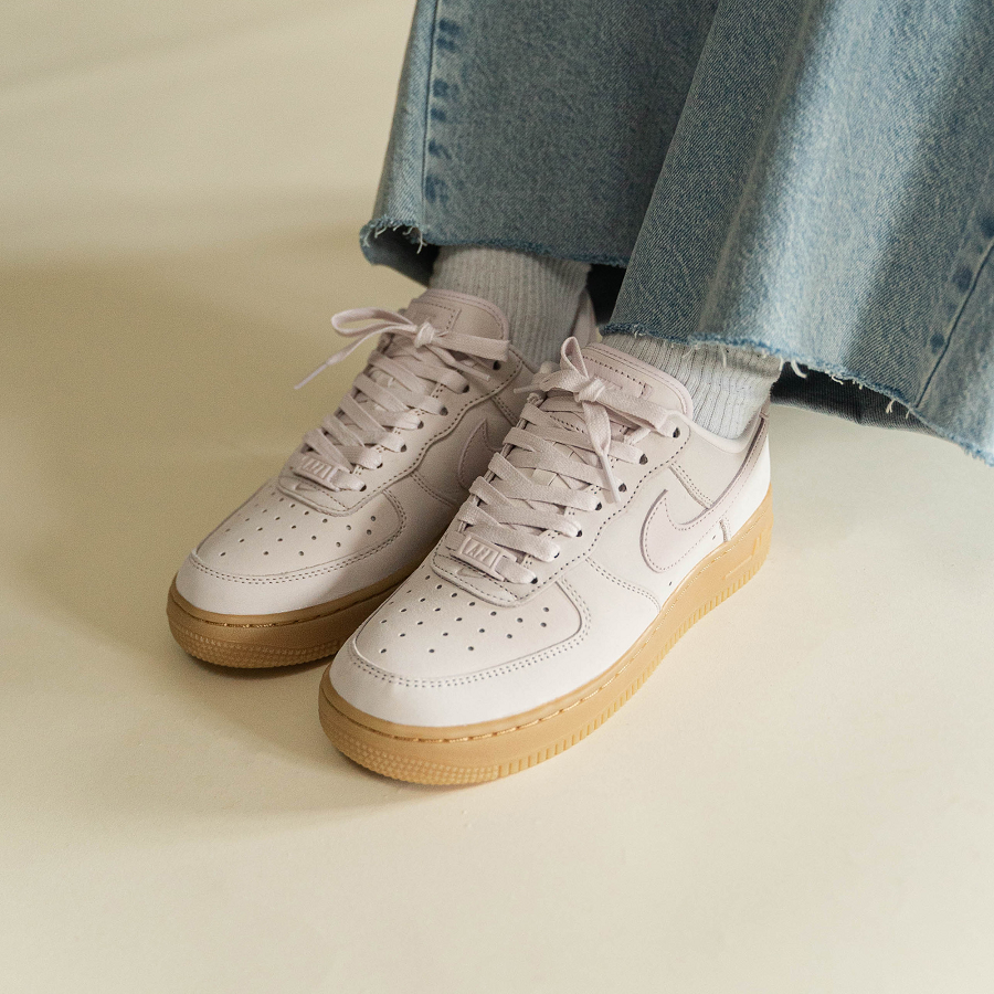 pink air force gum sole