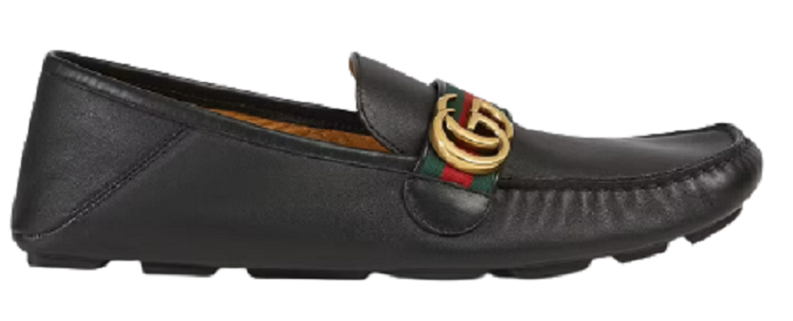 Giày Gucci Loafer Leather Driver With Web 450891-DTM10-1060 – Hệ thống phân  phối Air Jordan chính hãng