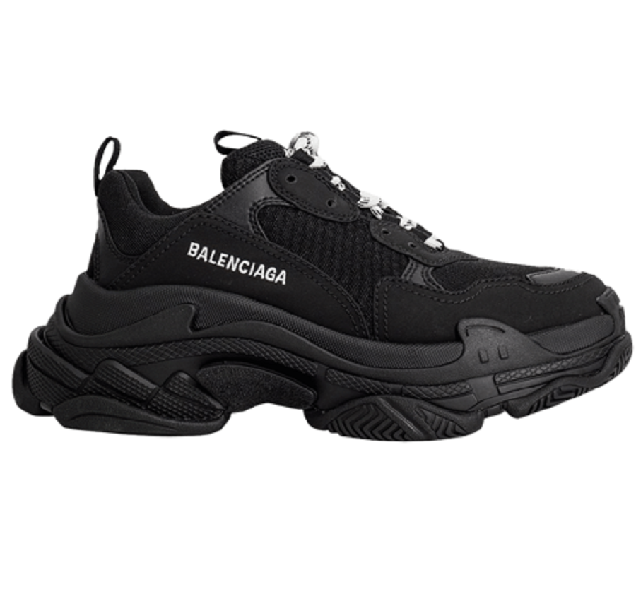 Balenciaga Triple S Clear Sole Triple Black Duyet Fashion #35 Balenciaga Triple S Clear Sole Triple Black Duyet Fashion