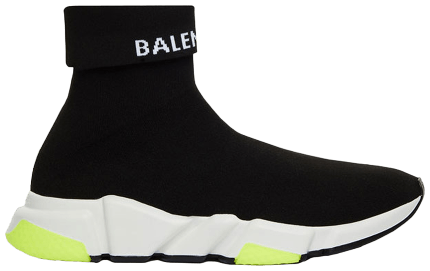 Balenciaga Speed Trainer Slash Grey and Green Size 9  Milk Room Luxury  Streetwear x Vintage x Sneakers