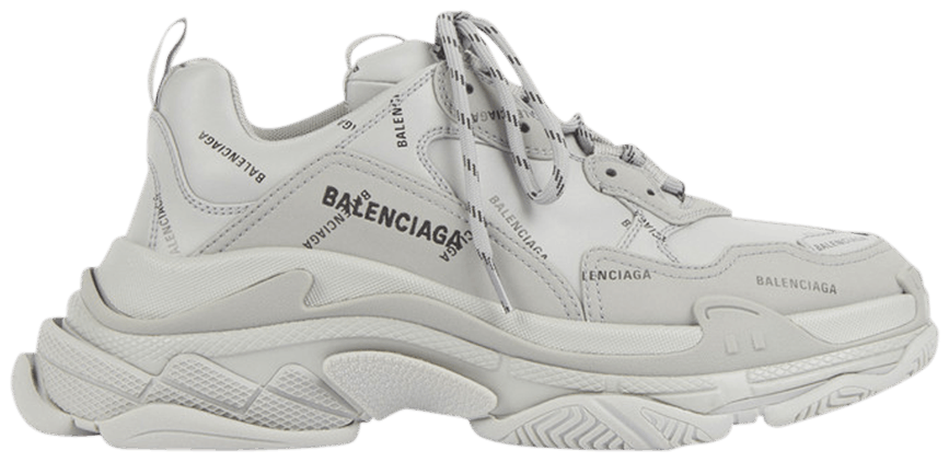 Balenciaga Allover Logo Triple S Sneakers  Farfetch