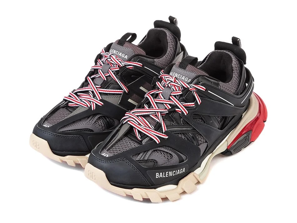 BALENCIAGA Track Low Top Sneakers In Multicolor Like Auth 542436W2FSA