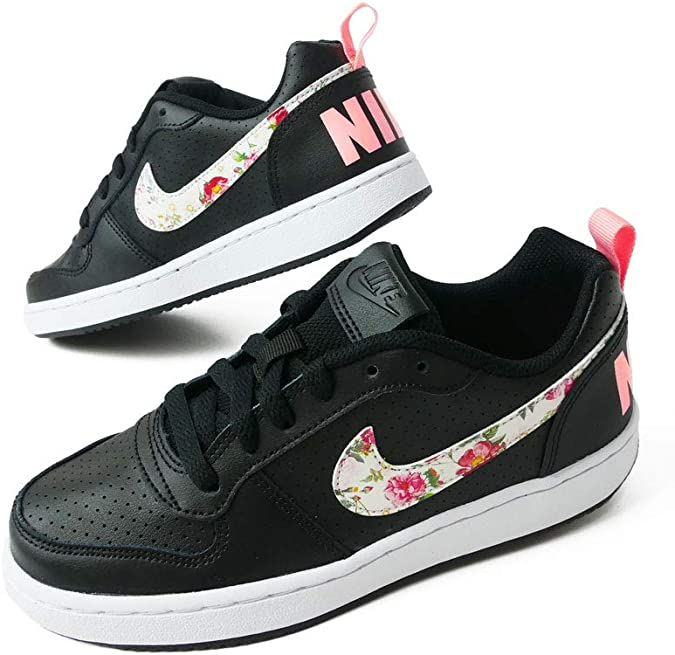 Giày Nike Court Borough Low VF GS 'Floral Swoosh - Black' BQ7031-001 – Hệ  thống phân phối Air Jordan chính hãng