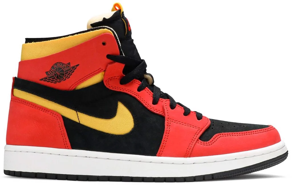 nike air jordan one red and black