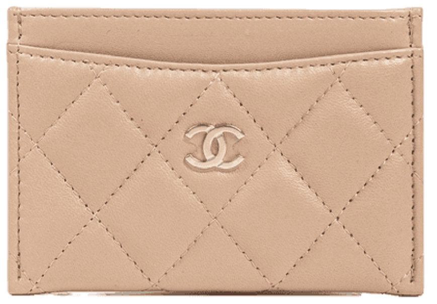 Chanel Blue Quilted Leather Classic Card Holder Chanel  TLC