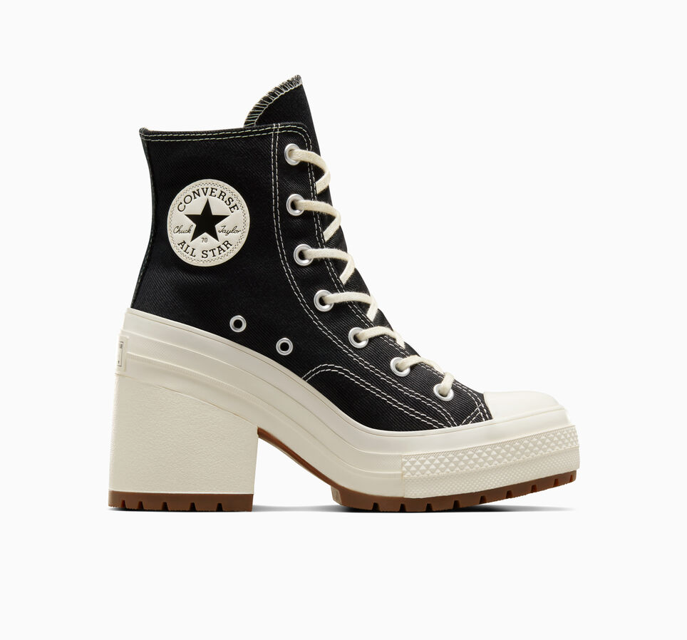 Giày Converse Chuck 70 De Luxe Heel High 'Black Egret' A05347C – Hệ ...