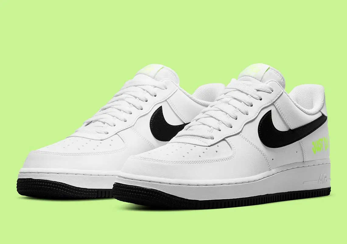 GiÃ y Nike Air Force 1 Low GS 'Just Do It - White Volt' DM3271-100 â Há» thá»ng phÃ¢n phá»i Air 