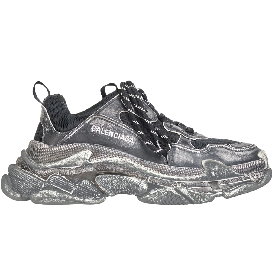 Balenciaga Black Triple S Sneakers  Buy Preloved Footwear Online