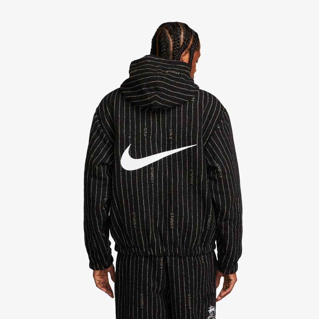 Áo Nike x Stussy Striped Wool Jacket 'Black' DR4023010 Hệ thống phân
