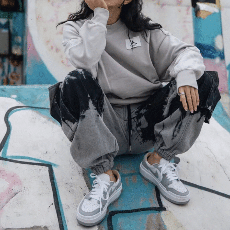 100 For Sale â StartinternationalShops - Air Jordan 1 Elevate Low White/Wolf Grey DH7004 