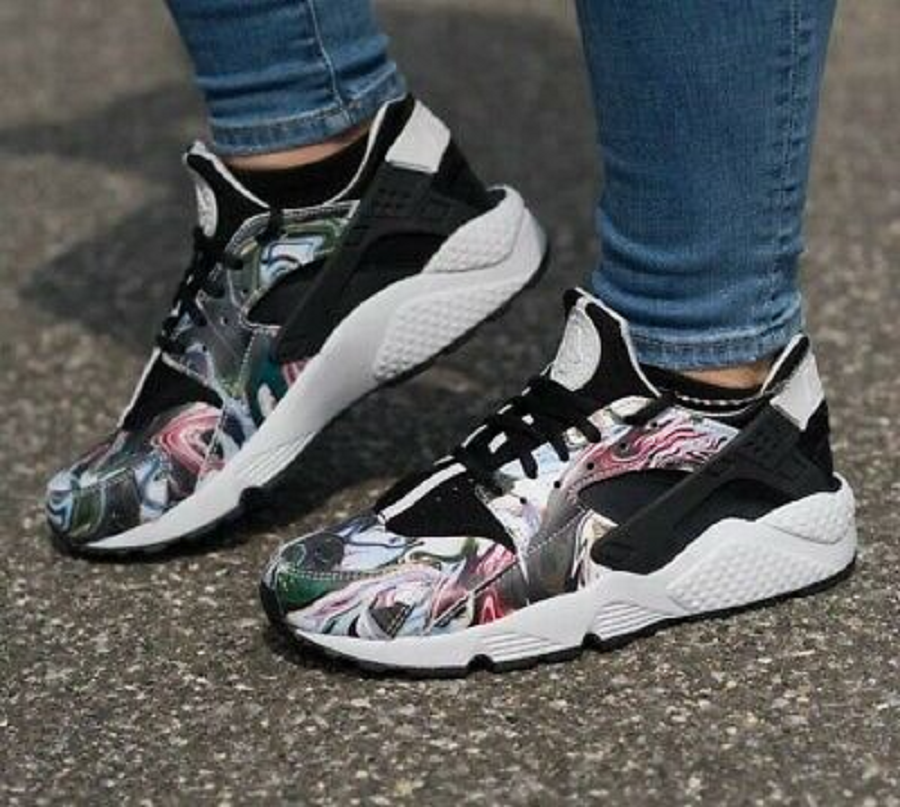 nike huarache marble