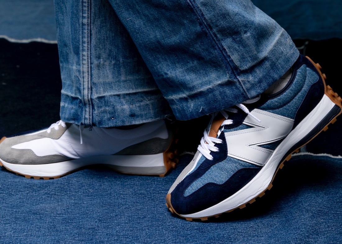 Introducir 30+ imagen new balance 327 levi’s navy