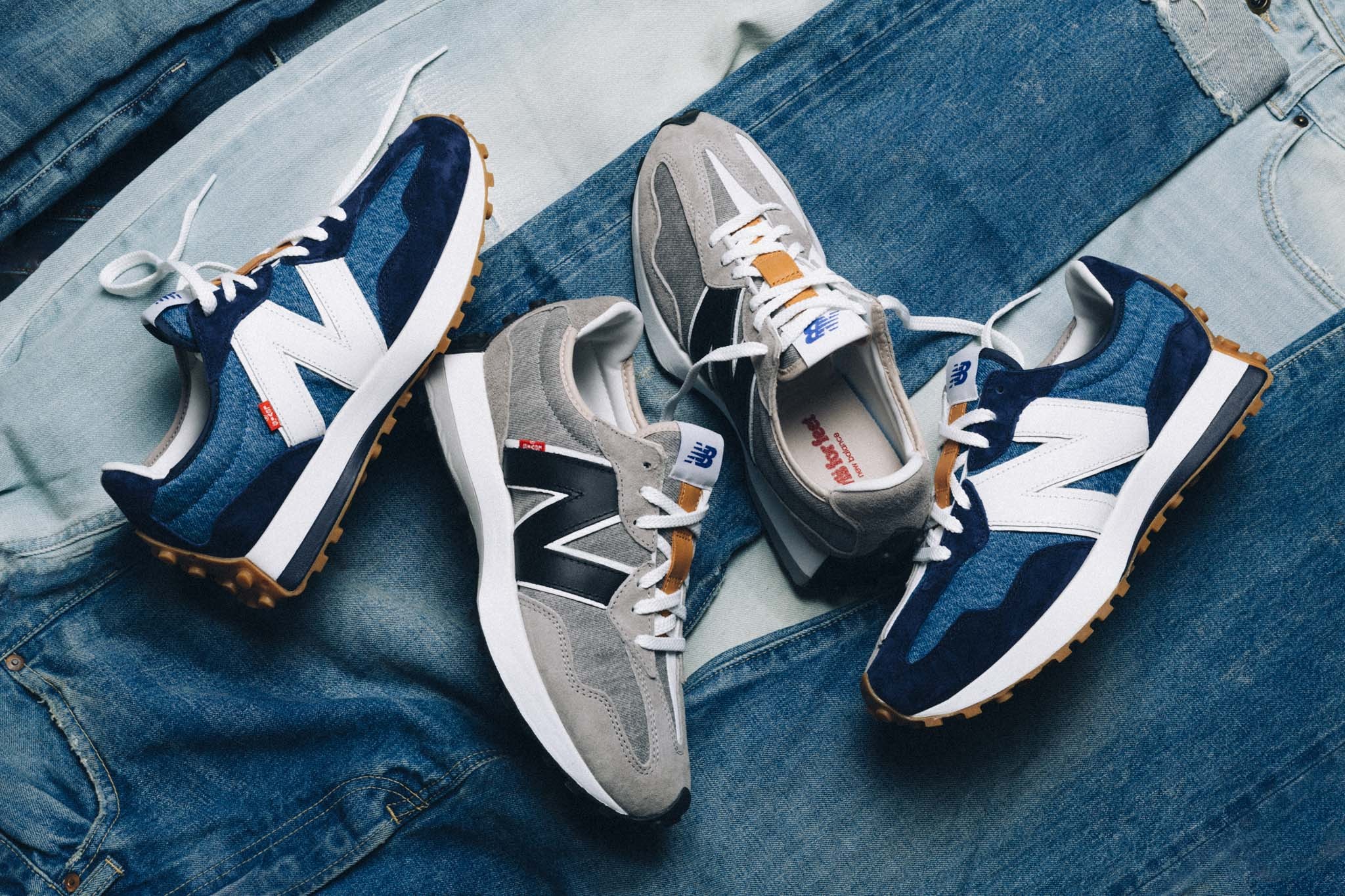 Giày New Balance Levi's x 327 'Indigio Denim' MS327LVA Hệ thống phân