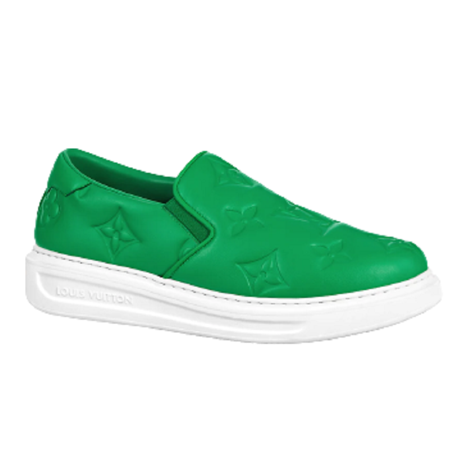 Giày Louis Vuitton Beverly Hills Slip On 'Green' 1AA7PQ – Hệ thống