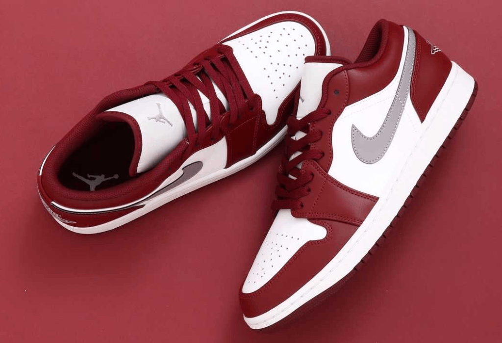 GiÃ y Nike Air Jordan 1 Low GS âBordeauxâ 553560-615 â Há» thá»ng phÃ¢n phá»i Air Jordan chÃ­nh hÃ£ng