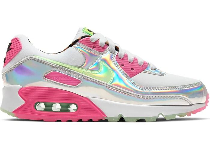 nike air max 90 lx daisy leopard iridescent