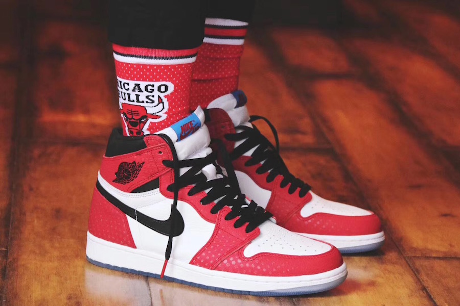 Giày Nike Air Jordan 1 Retro High 'SpiderMan' 555088602 Hệ thống