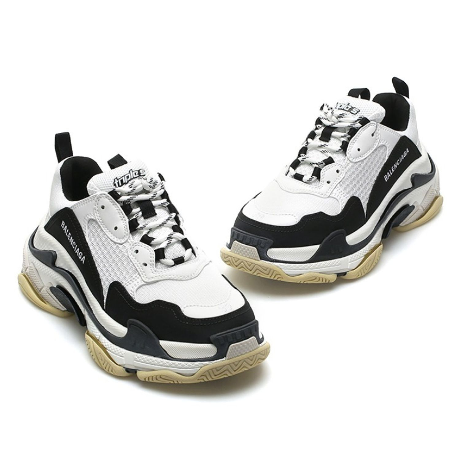 Balenciaga Triple S Logo Print Sneakers Farfetch #47 Balenciaga Triple S Logo Print Sneakers Farfetch